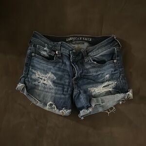 American Eagle Distressed Denim Shorts